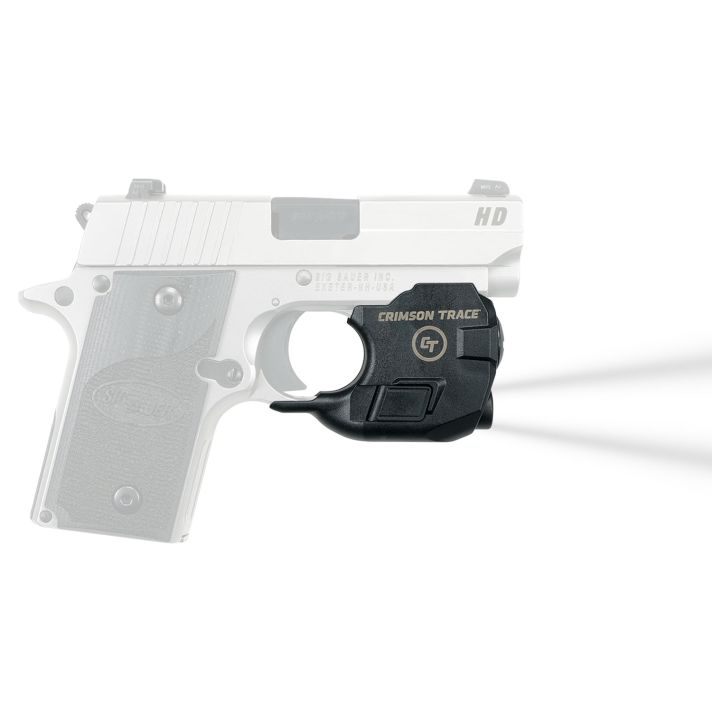 Crimson Trace 0183201 LTG-776 For Sig Sauer P238 & P938 Lightguard Black Anodized 110 Lumens White LED Light