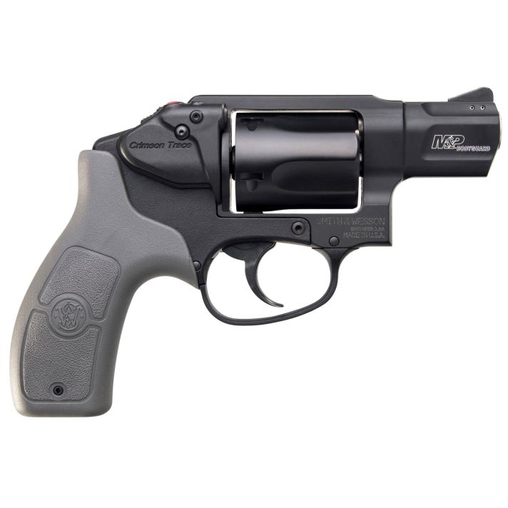 Smith & Wesson 12056 M&P Bodyguard *CA Complaint 38 S&W Spl +P 5 Shot 1.88" Black PVD Barrel/Cylinder, Black Aluminum J-Frame, Gray Polymer Grip, Includes Crimson Trace Red Laser