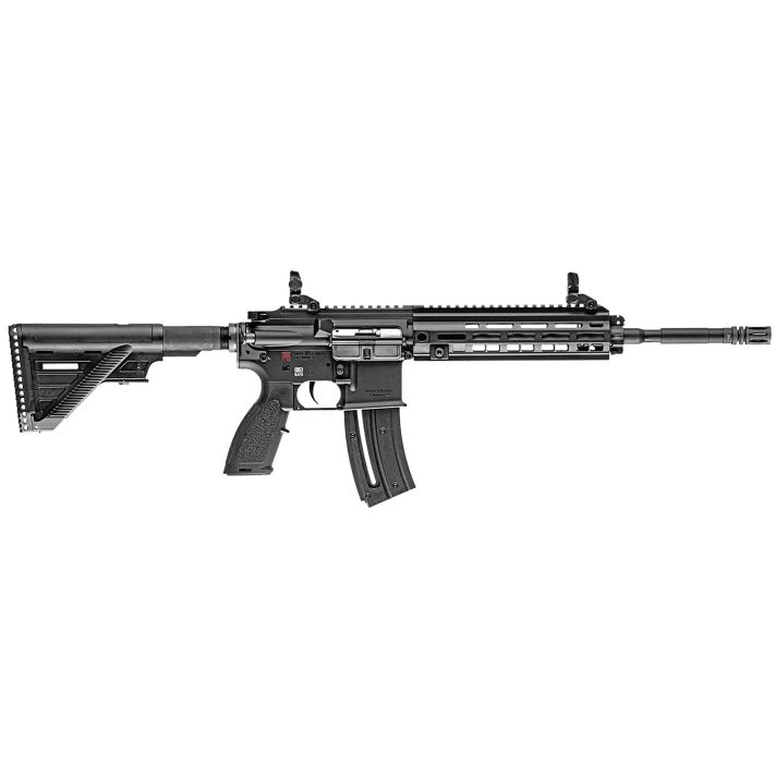 HK 81000401 HK 41622 LR 20+1 16.10" Black Steel Threaded Barrel Aluminum w/M-LOK & Picatinny Rail Black Aluminum Receiver Black Retractable Stock Right Hand