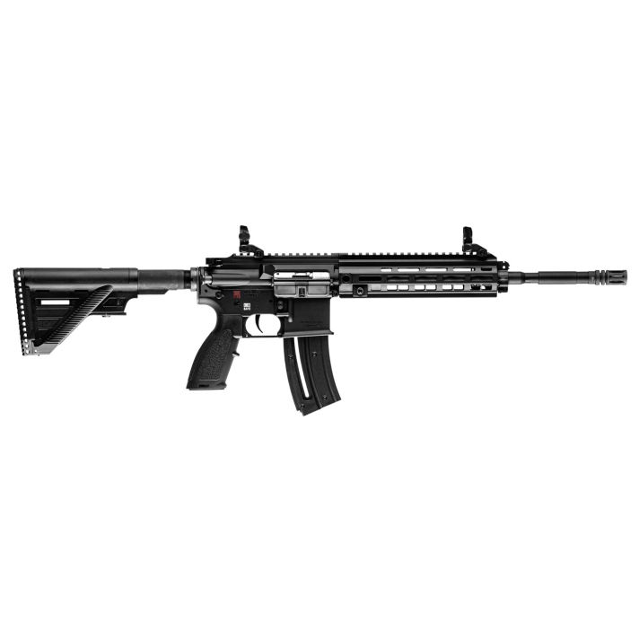 HK 81000402 HK 41622 LR 10+1 16.10" Black Steel Threaded Barrel Aluminum w/M-LOK & Picatinny Rail Black Aluminum Receiver Black Retractable Stock Right Hand
