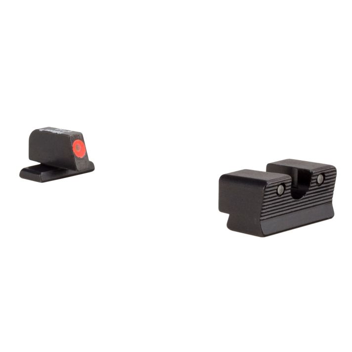 Trijicon 600866 HD XR Night SightsGreen/Tritium Orange Outline Front Sight-Green Tritium Black Outline Rear Sight Sig Sauer P225/P226/P228 #8 Front/#8 Rear