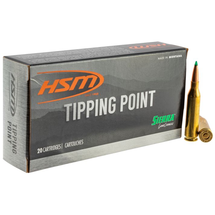 HSM 24321N Tipping Point243 Win 90 gr Sierra GameChanger 20 Per Box/ 25 Case