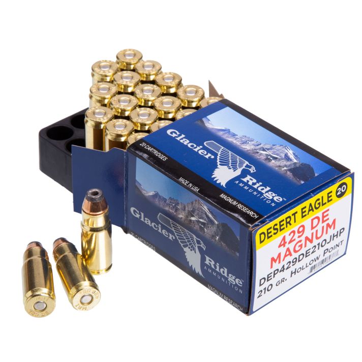 Magnum Research DEP429DE210J Desert Eagle429DE 210gr Jacketed Hollow Point 20 Per Box/25 Case