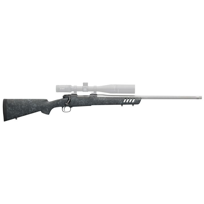 Winchester Guns 535232289 70 Coyote Light 6.5 Creedmoor 5+1 24" Black w/Gray Webbing Fixed Bell & Carlson w/Aluminum Bedding Stock Matte Blued Right Hand