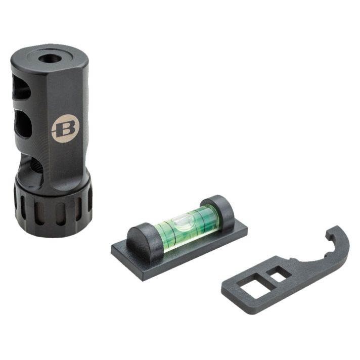 Bergara Rifles BA0006 ST-1 Self Timing Muzzle Brake, 5/8"-24 tpi Threads, 1" Diameter, 30 Cal
