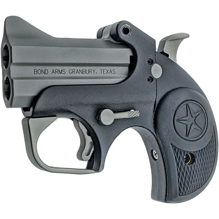 Bond Arms BABU Backup Original 9mm Luger 2rd Shot 2.50" Bead Blasted/Anti-Glare Textured Black Rubber Grips