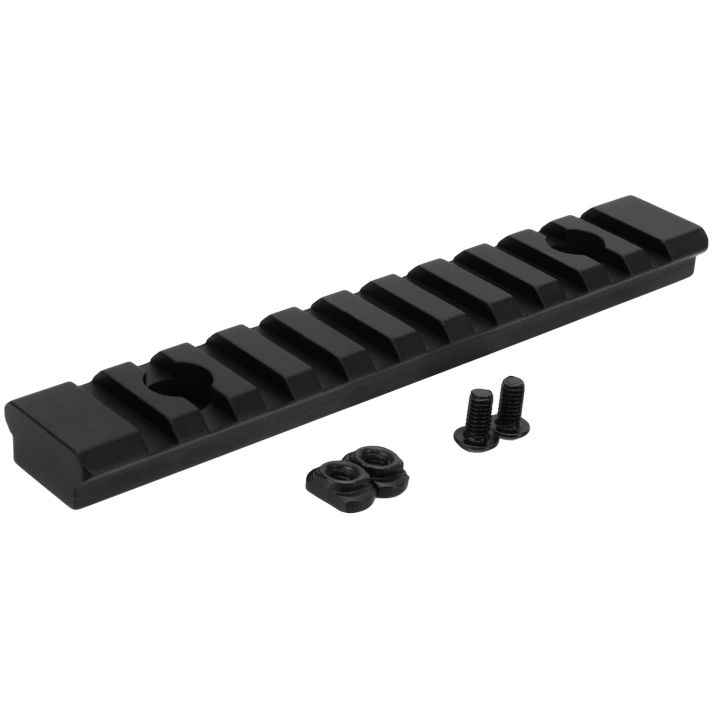 TacFire MAR105L M-LOK Accessory Picatinny Section Rail 5 Inch 11 SlotsBlack Anodized