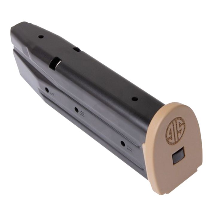 Sig Sauer MAGMODF917COY P32017rd 9mm Luger Fits Sig P320/M17/M18 Black/Coyote Steel