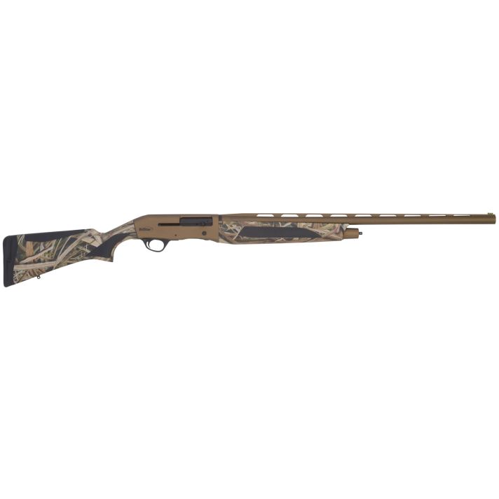 TriStar 24189 Viper Max12 Gauge 3.5" 5+1 28" Bronze Cerakote Barrel/Receiver, Mossy Oak Shadow Grass Blades Stock, Includes 4 MobilChoke