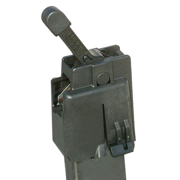 Maglula LU16B LULA Loader & Unloader Made of Polymer with Black Finish for 9mm Luger Colt SMG