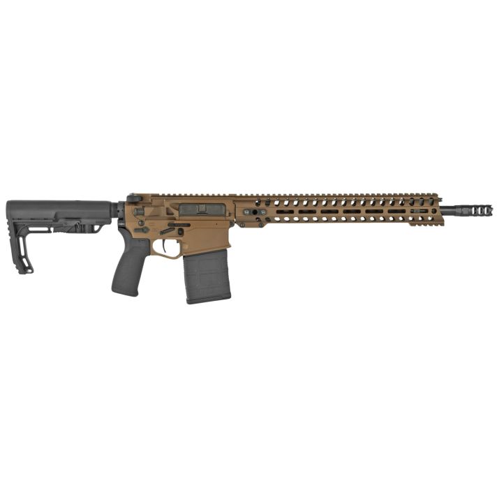 Patriot Ordnance Factory 01582 Revolution308 Win,7.62x51mm NATO 16.50" 20+1 Bronze 6 Position MFT BMS Minimalist Stock