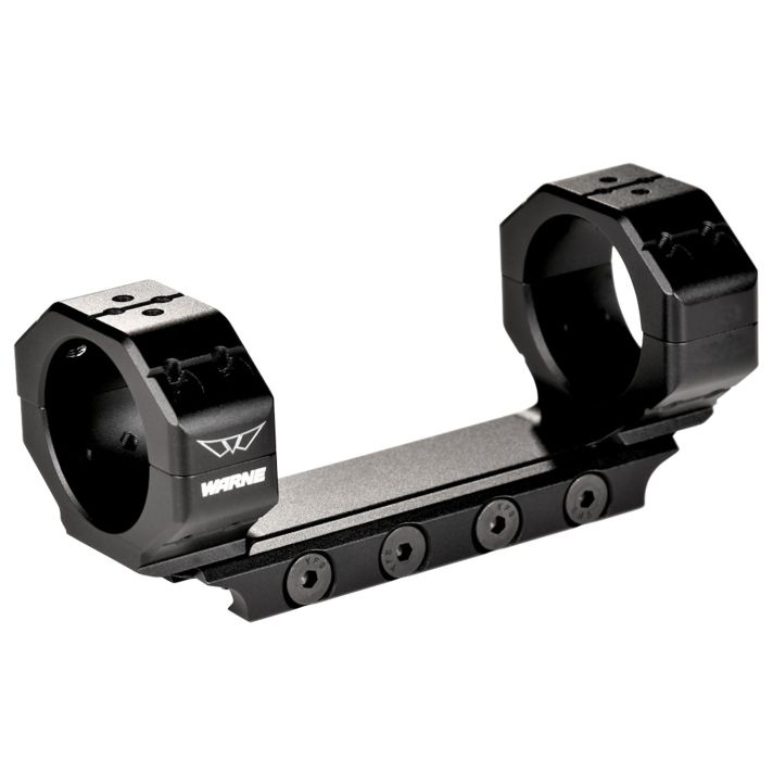 Warne 7821M Precision Mount Scope Mount/Ring Combo Black Anodized 34mm 0 MOA