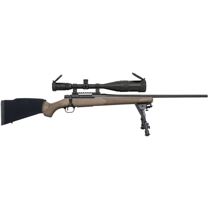 Mossberg 28019 Patriot Night Train 6.5 Creedmoor 5+1 24" Matte Blued Flat Dark Earth Right Hand 6-24x50mm Scope