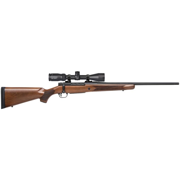 Mossberg 28059 Patriot25-06 Rem Caliber with 5+1 Capacity, 22" Fluted Barrel, Matte Blued Metal Finish & Walnut Stock Right Hand (Full Size) Includes Vortex Crossfire II 3-9x40mm Scope