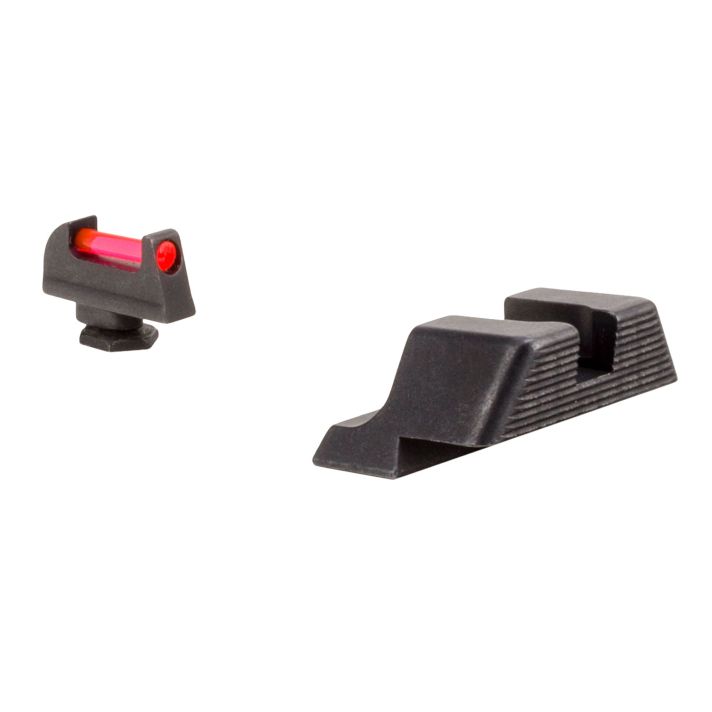 Trijicon 601023 Fiber SightsRed/Fiber Optic Front Sight-Black/Blank Rear Sight Glock 17/17L/19/22 Standard Frame