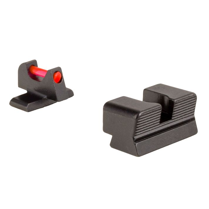 Trijicon 601050 Fiber SightsRed/Fiber Optic Front Sight-Black/Blank Rear Sight Sig Sauer P225/P226/P228 #8 Front/#8 Rear