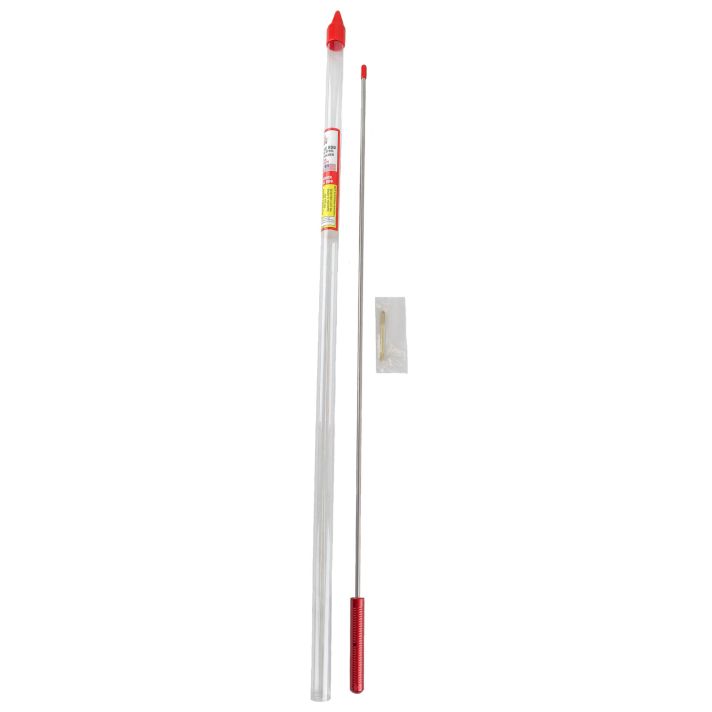 Pro-Shot 1PS262226 Micro-Polished Cleaning Rod .22 - .26 Cal 26" Short Rifle #8-32 Thread 26" Working Length Stainless Steel