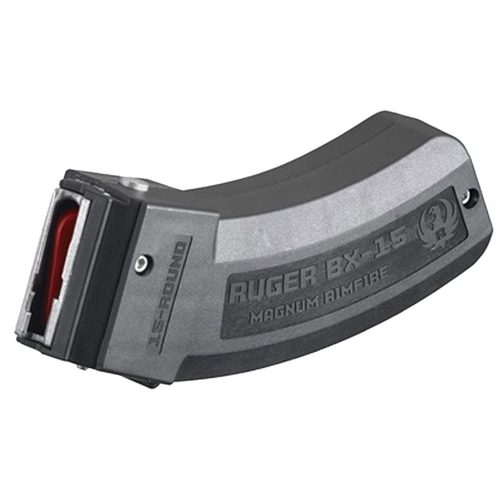 Ruger 90585 BX-1515rd Magazine Fits Ruger American Rimfire/77 17 HMR/22WMR BX-15 Black