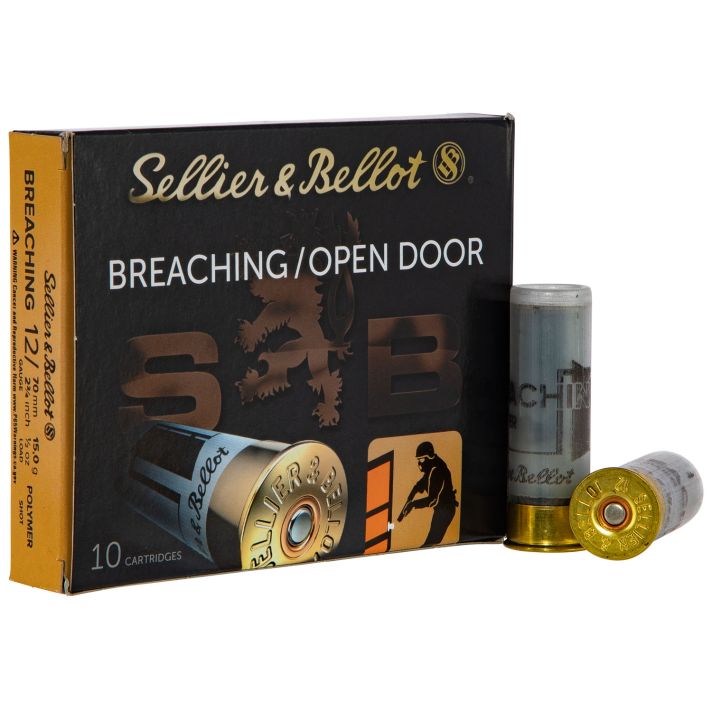 Sellier & Bellot SB12BR Breaching12Gauge 2.75" 1/2oz 10 Per Box/25 Case