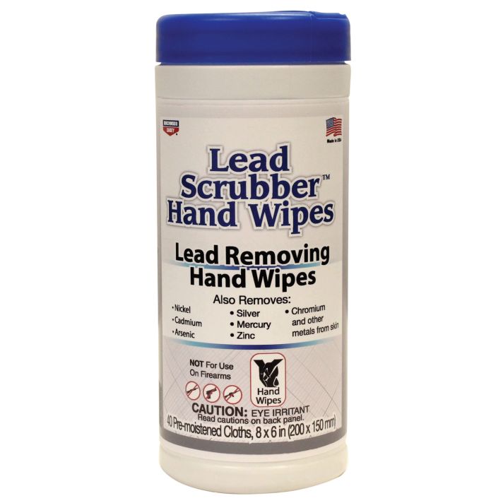 Birchwood Casey 32440 Lead Scrubber8" x 6" Wipes 40 Per Pkg