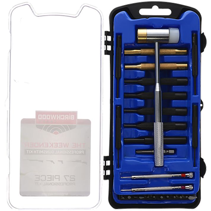 Birchwood Casey 42021 Weekender Professional Gunsmith Kit Blue 27 Pieces