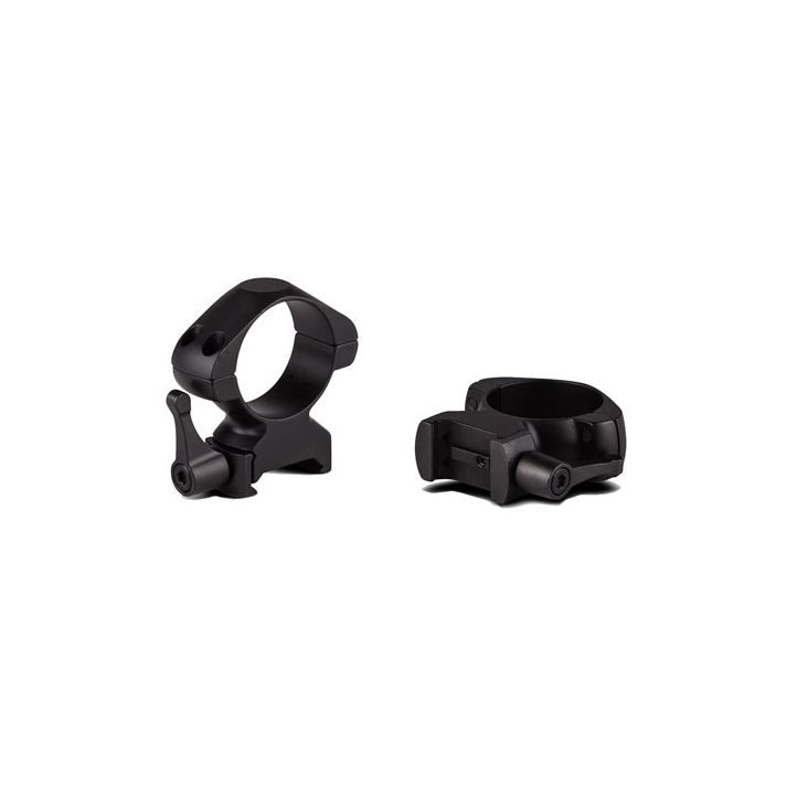 Konus 7406 Steel RingsMatte Black 1" Quick Release High 0 MOA