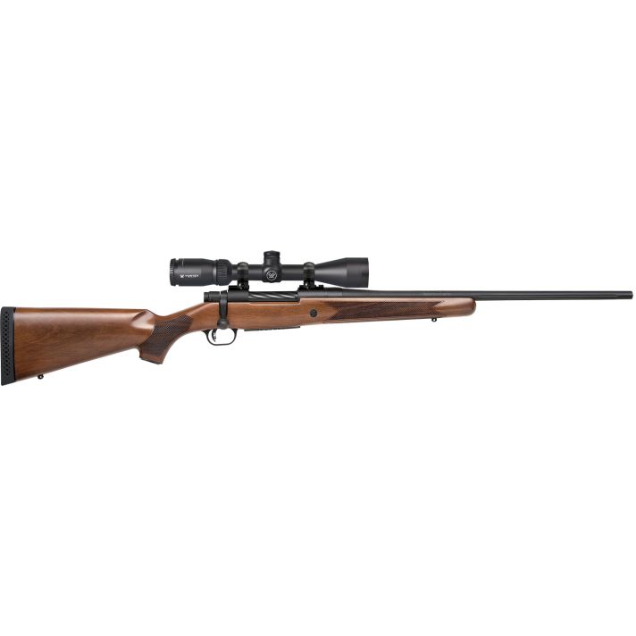 Mossberg 27942 Patriot30-06 Springfield Caliber with 5+1 Capacity, 22" Fluted Barrel, Matte Blued Metal Finish & Walnut Stock Right Hand (Full Size) Includes Vortex Crossfire II 3-9x40mm Scope