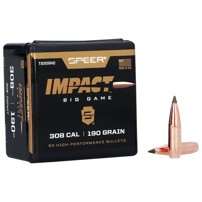Speer TB308H2 Impact30Cal 190gr Speer Impact 50 Per Box/5 Case