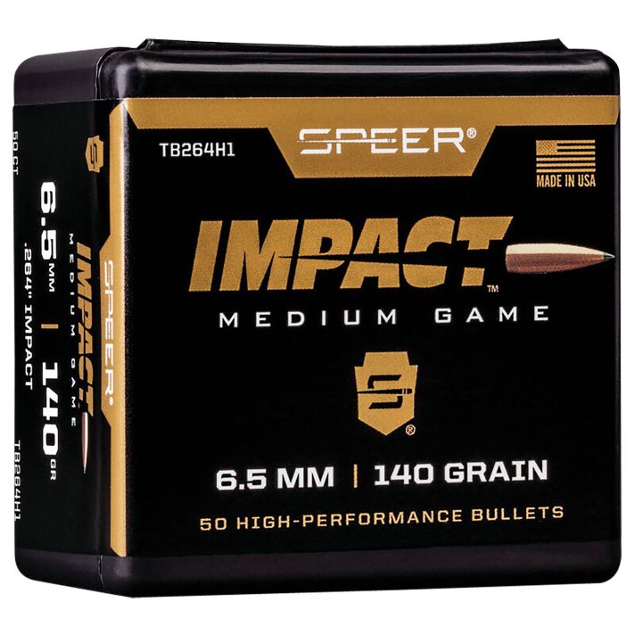 Speer TB264H1 Impact6.5Creedmoor 140gr Speer Impact 50 Per Box/5 Case