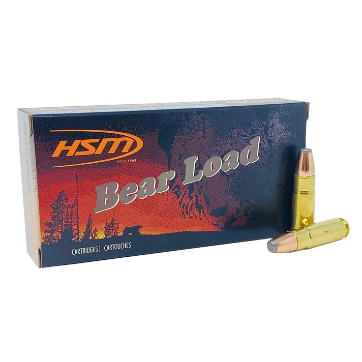 HSM 458SOCOM1N Bear Load458 SOCOM 350 gr Jacketed Flat Point 20 Per Box/ 25 Case