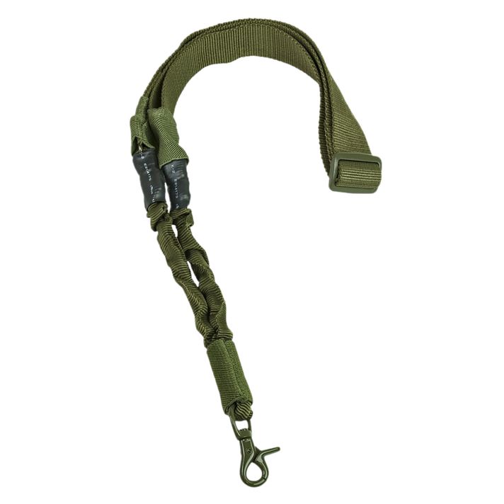 NcStar AARS1PG Single Point SlingGreen Nylon 44"-60" OAL Adjustable Bungee