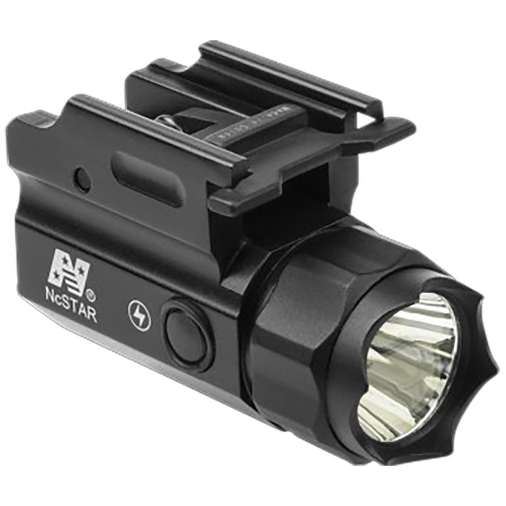 NcStar ACQPTF Compact Flashlight QR w/StrobeBlack 150 Lumens White Cree LED