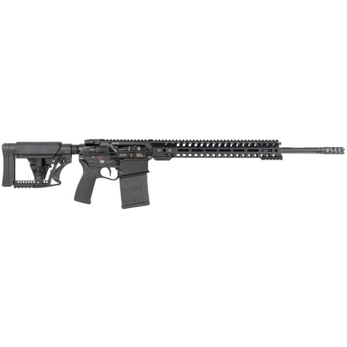 Patriot Ordnance Factory 01566 Revolution Gen4 6.5 Creedmoor 20" 20+1 Black Hard Coat Anodized Adjustable Magpul PRS Stock