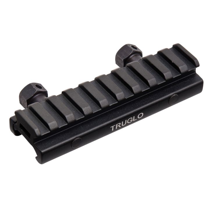 TruGlo TG8970B Picatinny Riser MountMatte Black Anodized