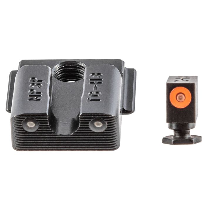 TruGlo TG231MP3C Tritium ProBlack | Green Tritium Orange Outline Front Sight Green Tritium Rear Sight