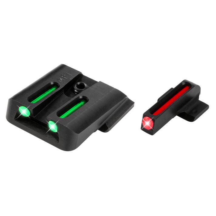 TruGlo TG131MP1 Fiber-OpticRed/Fiber Optic Front Sight-Green/Fiber Optic Rear Sight Smith & Wesson M&P EZ 380