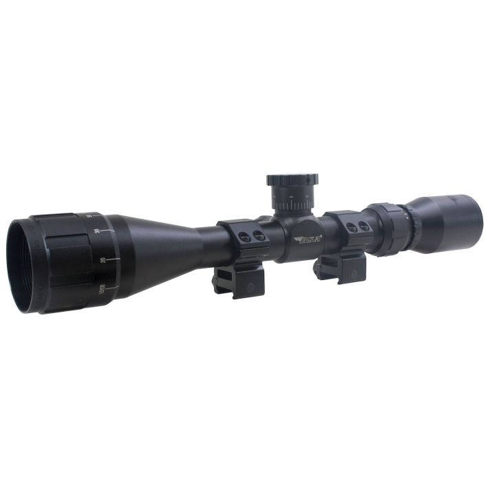 BSA 1739X40AO Sweet 17 Black Matte 3-9x 40mm AO 1" Tube 30/30 Duplex Reticle Features Dovetail Rings