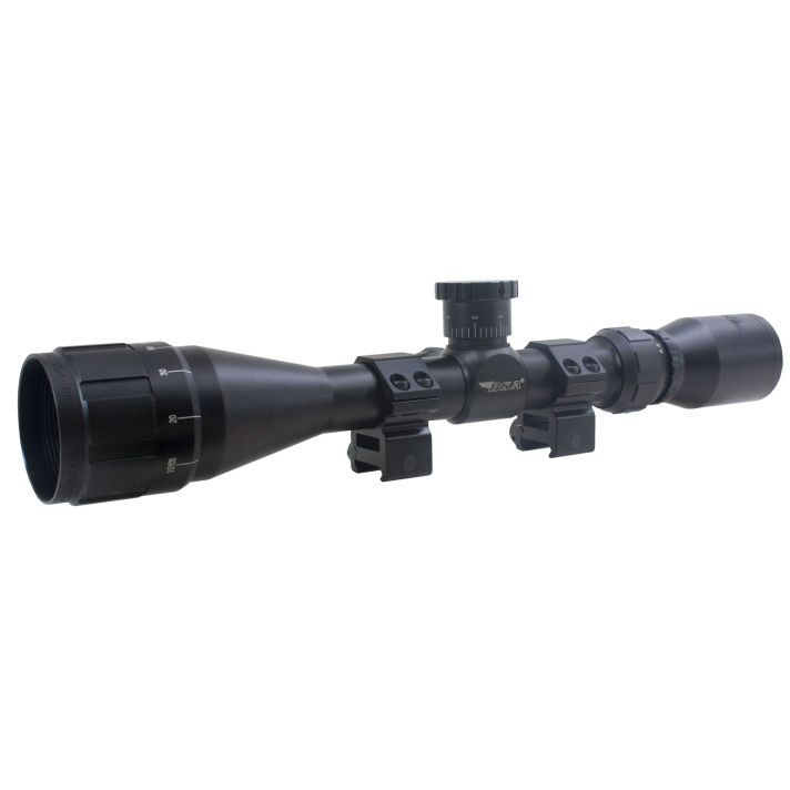 BSA 2239X40AOW Sweet 22 with Matte Black Finish, 3-9x 40mmAO, 30/30 Duplex Reticle, 1" Tube, 25 MOA Adj Size & Dovetail Mount Type Includes Rings