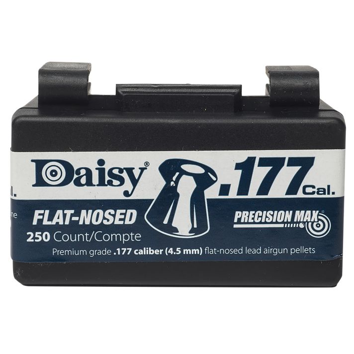Daisy 990257512 PrecisionMax Premium 177 Lead Flat Nose 250/Box