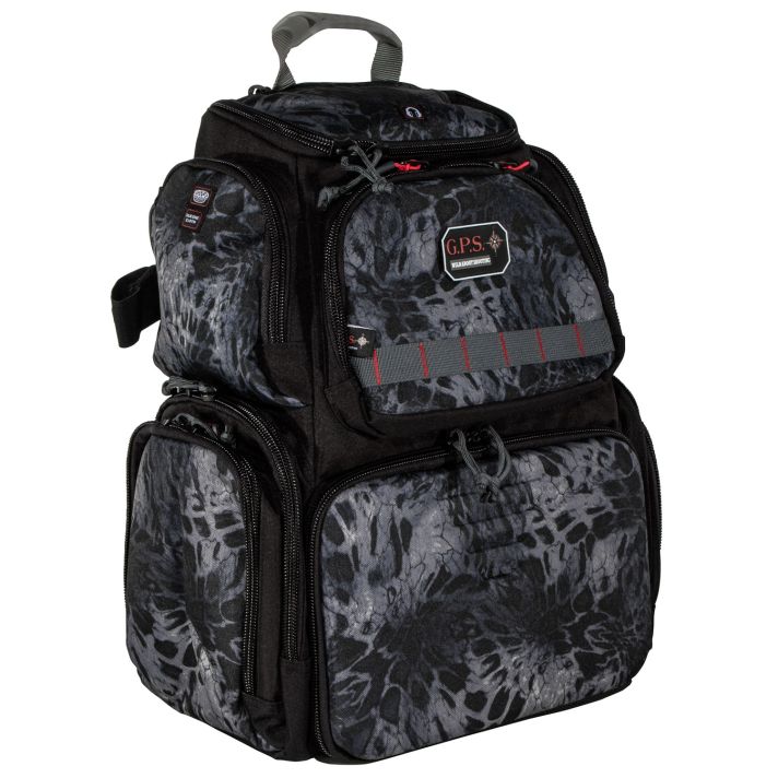 GPS Bags 1711BPPMB HandgunnerPRYM1 Blackout 1000D Nylon Holds 4 Handguns