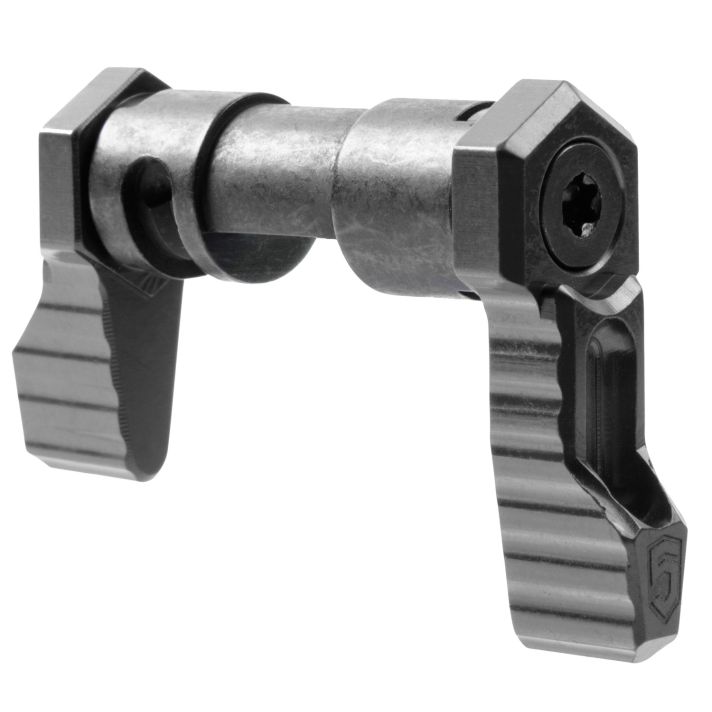 Phase 5 Weapon Systems SAFE90BLK Safety Selector 90 Degree AR-Platform Black Anodized Aluminum Ambidextrous