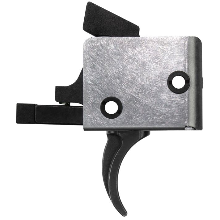 CMC Triggers 95503 Drop-In PCC Black/Silver Flat Trigger Single-Stage 3-3.50 lbs Draw Weight