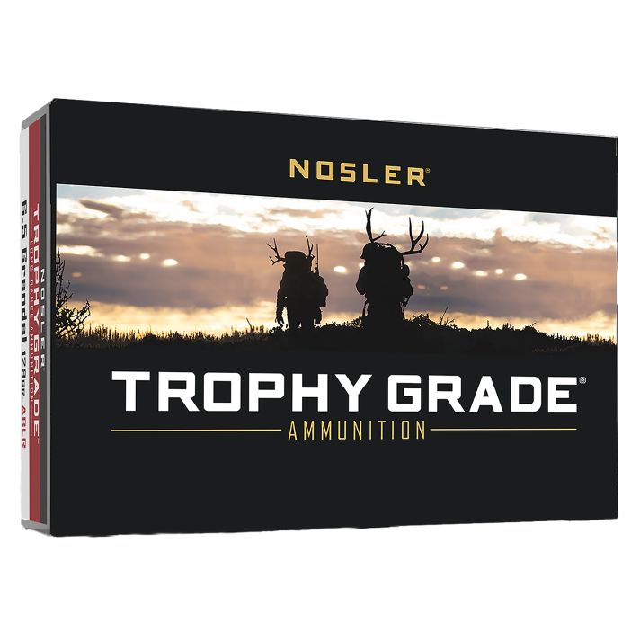 Nosler 60146 Trophy Grade Long-Range 6.5Grendel 129gr Nosler Spitzer AccuBond Long Range 20 Per Box/10 Case