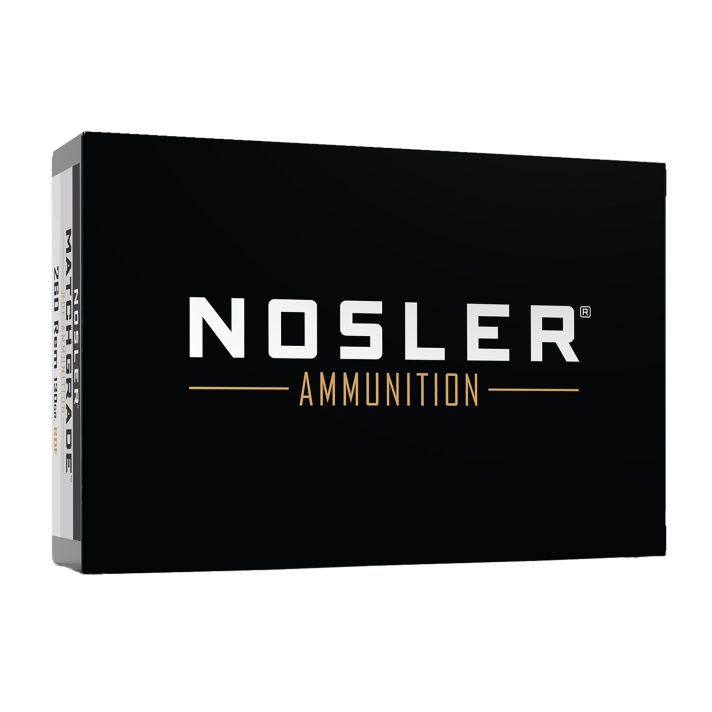 Nosler 60138 Match Grade RDF 260Rem 130gr RDF Hollow Point Boat Tail 20 Per Box/10 Case