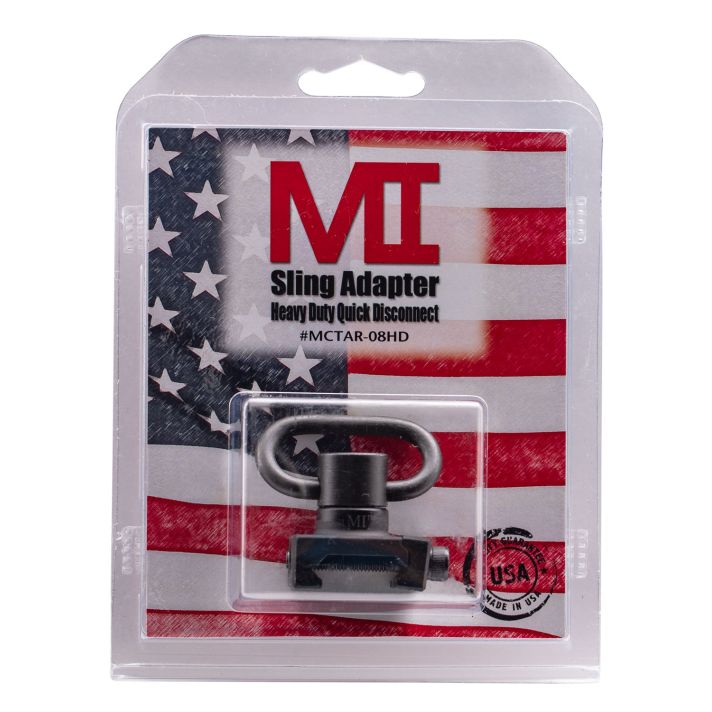 Midwest Industries MCTAR08HD Quick DetachFront Sling Adapter HD Black Aluminum