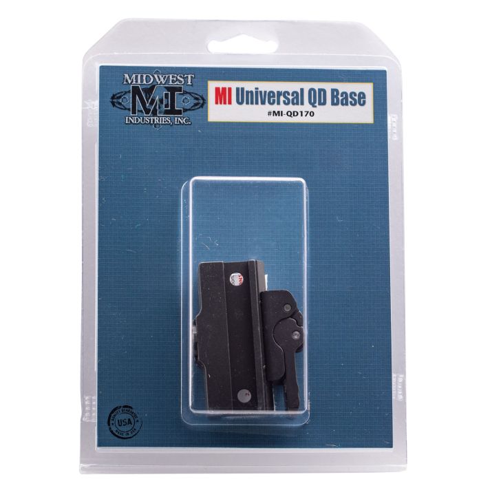 Midwest Industries MIQD170 Universal QD BaseBlack Hardcoat Anodized