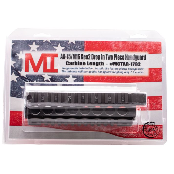 MIDWEST INDUSTRIES INC MCTAR17G2 Gen 2 AR-15 6061 Aluminum Black Hard Coat Anodized 7"
