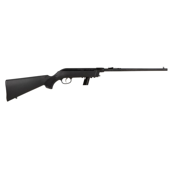 Savage Arms 40207 64 Takedown Full Size 22 LR 10+1 16.50" Black Satin Sporter Barrel, Satin Black Drilled & Tapped Carbon Steel Receiver, Matte Black Fixed Synthetic Stock, Right Hand