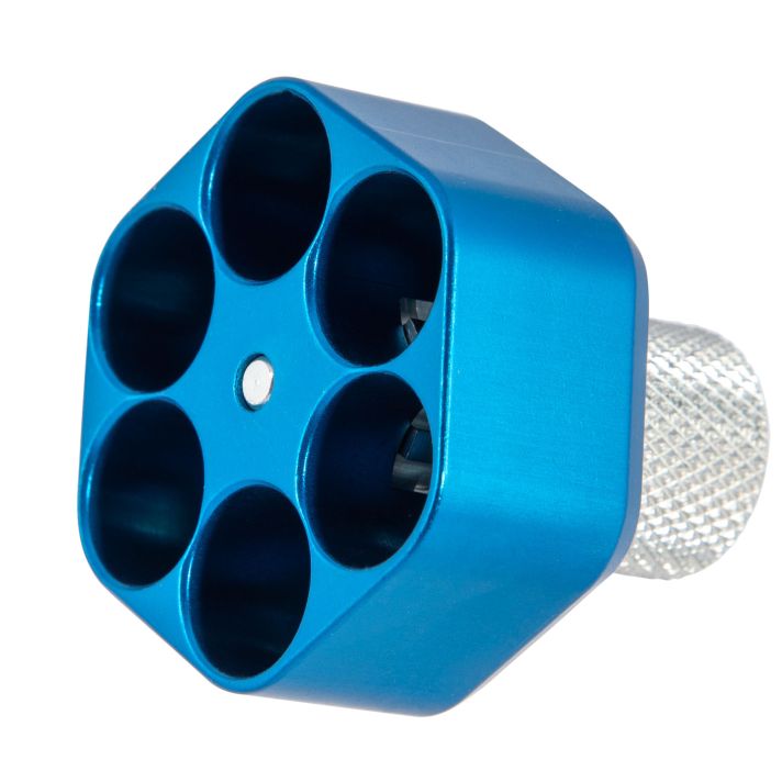 Pachmayr 02655 Competition Speedloader Made of Aluminum with Blue Finish for S&W N Frame Holds up to 6rds