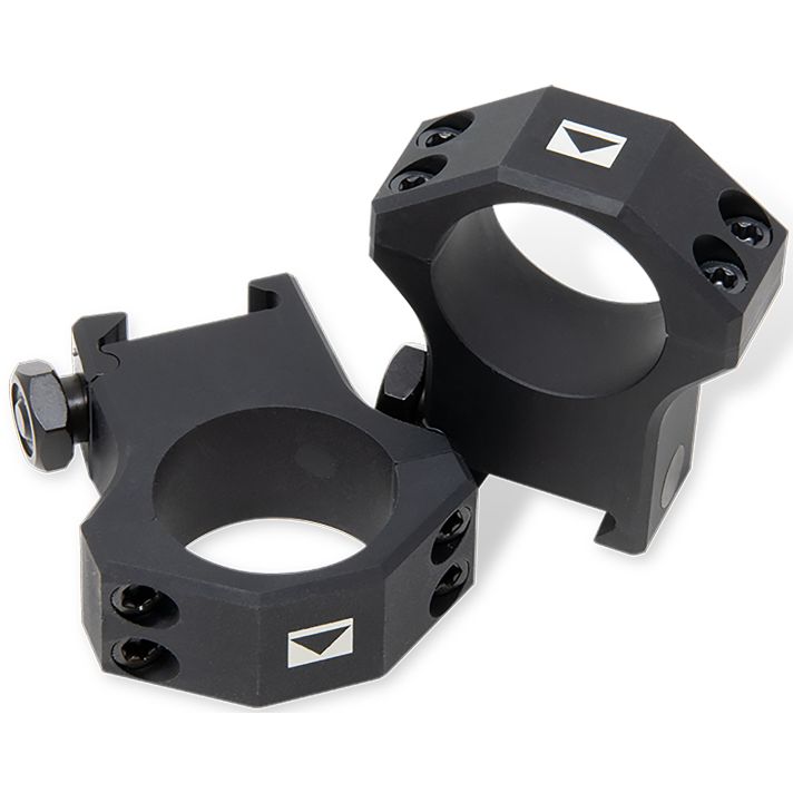 Steiner 5960 T-Series RingsMatte Black Aluminum 30mm Tube Low